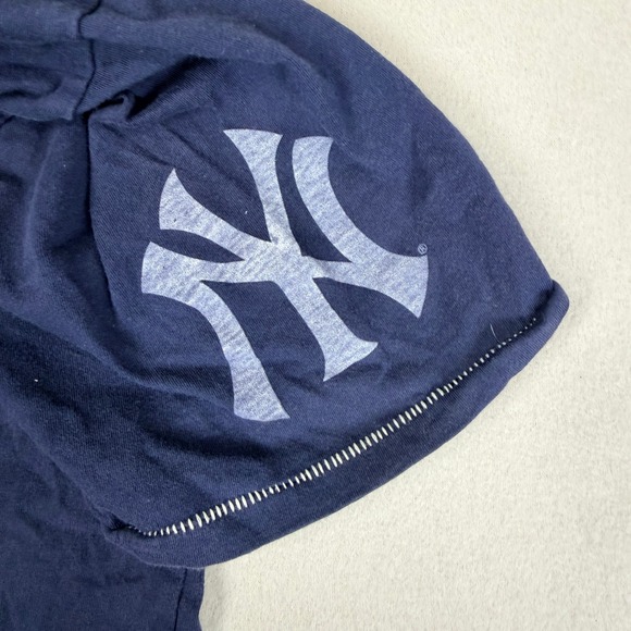 Mitchell Ness women L New York Yankees 1996 World Series T-Shirt Navy Blue Vtg - Picture 4 of 5